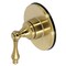 Kingston Brass KS3037AL Single-Handle Three-Way Diverter Valve with Trim Kit, Brushed Brass KS3037AL - alternate 1